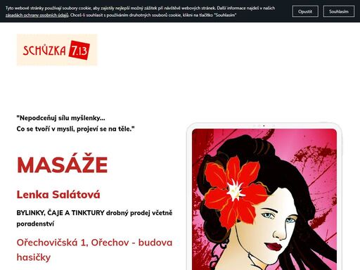 relaxační centrum a bioprodejna schůzka 7.13, masáže, bioprodejna, kosmetika, pedikúra, manikúra, výživové poradenství, zdravá výživa, dolní kounice, brno, brno-venkov, ivančice, pohořelice, ořechov, židlochovice, hrušovany, biobedýnky