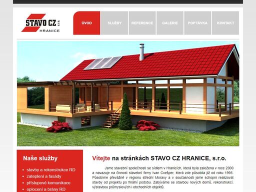 stavební a ocbhodní společnost, stavba a rekonstrukce rodinných domů.
