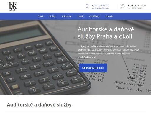 daňový poradce praha. poskytujeme služby auditora, daňového poradce, bilančního účetního qbú (certifikace účetních), účetního experta, soudního znalce a asistentů auditora. působíme hlavně v praze a s