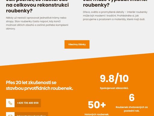 stavíme kvalitní a autentické roubenky ze srdce vysočiny.