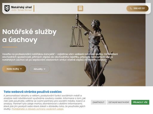 požadujete notářskou úschovu či služby notářského úřadu? notářský úřad judr. tomáš strnad se sídlem v centru třebíče vám zajistí spolehlivý a kvalitní výkon.