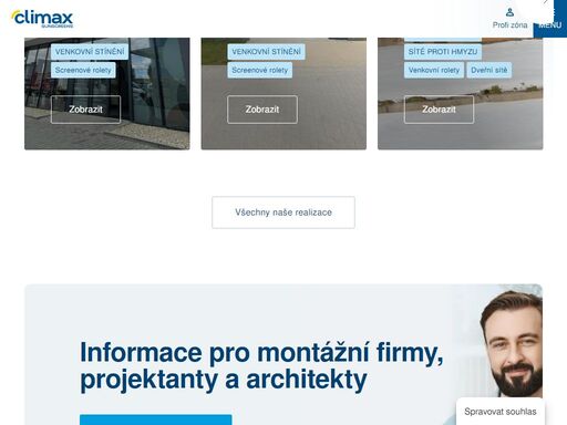 naše produkty se hodí do každého domu, bytu i terasy. tradiční stínění kombinujeme s moderními technologiemi pro bezkonkurenční efektivitu a udržitelnost.
