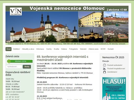 vojenská nemocnice olomouc