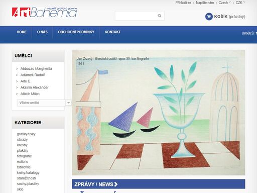 artbohemia.cz - grafiky, tisky, kresby, plakáty