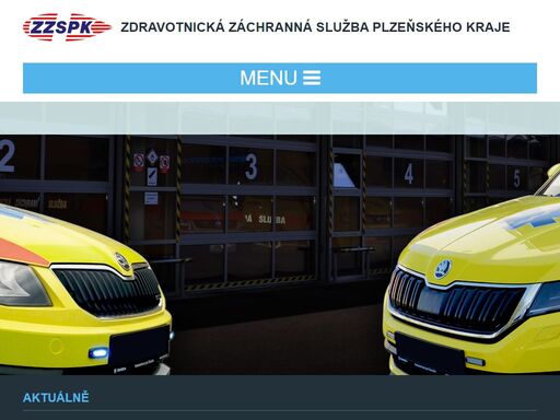 vážení návštěvníci portálu zdravotnické záchranné služby plzeňského kraje. stránky plné nejaktuálnějších informací ze světa záchranné služby.