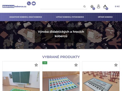 didaktické koberce, hrací koberce