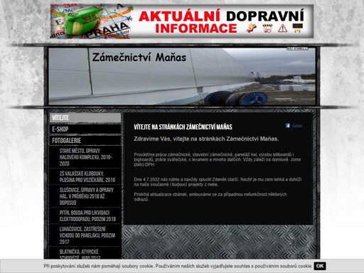firemní web zámečnictví maňas. vytvořil zdeněk mladší; svet-stranek.cz : osobní stránky zdarma snadno a rychle