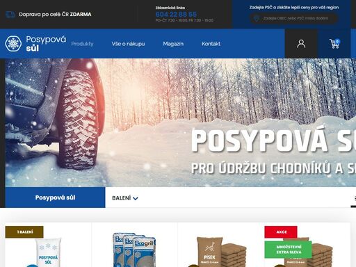 český dodavatel posypové soli špičkové kvality. ?? široká nabídka posypové soli s rozvozem po celé čr zdarma.