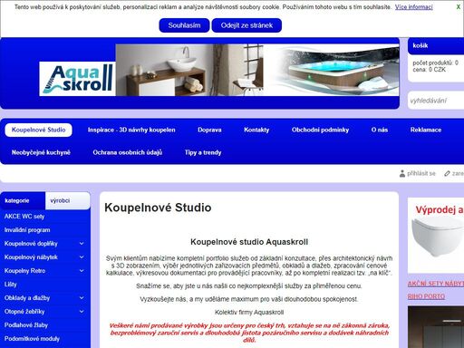aquaskroll - koupelnové studio