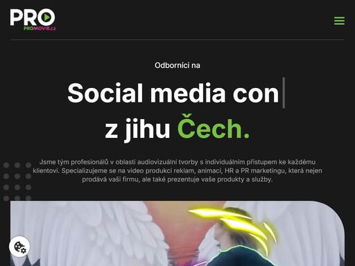 jsme tým profesionálů v oblasti audiovizuální tvorby s individuálním přístupem ke každému klientovi.