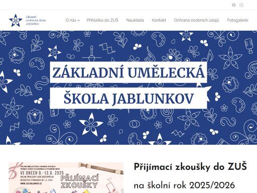 zuš jablunkov má své stránky na facebooku!