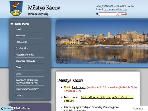 městys kácov