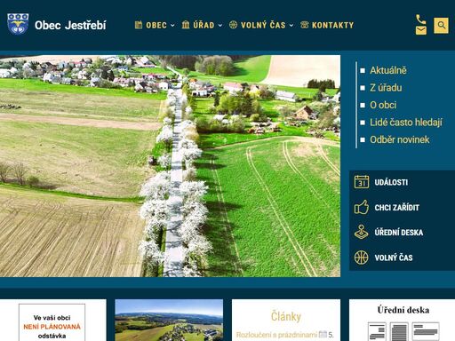 obec informuje přináše do vaší obce systém, který budou mít občané rádi. - obec jestřebí