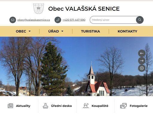 oficiální stránky obce valašská senice