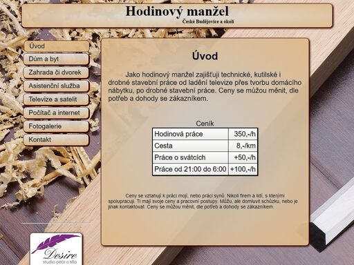hodinový manžel - české budějovice a okolí. domácí práce všeho druhu. práce na které samy nestačíte.