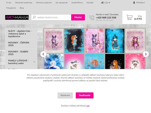 vítejte v ráji digitálního tisku na úpletech a tkaninách z naší vlastní produkce. je patchwork, šití a oděvní tvorba vaším koníčkem, pak si jistě vyberete ze stovek motivů našich látkových bavlněných panelů a metráže pro vaši originální tvorbu.
