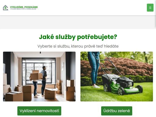 nabízíme komplexní služby v královéhradeckém kraji: údržba zeleně, stěhování a vyklízení nemovitostí. spolehlivě a efektivně pečujeme o váš majetek i zahradu.