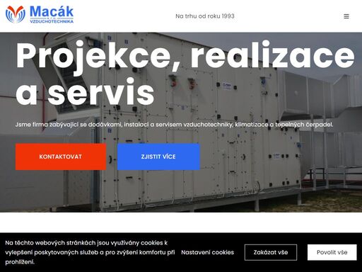 jsme firma zabývající se projekcí, dodávkami, instalacemi a oživováním celků vzduchotechniky. včetně chlazení, regulačních okruhů út a mar.