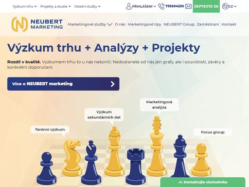 výzkum trhu - analýzy - projekty - neubert marketing & company