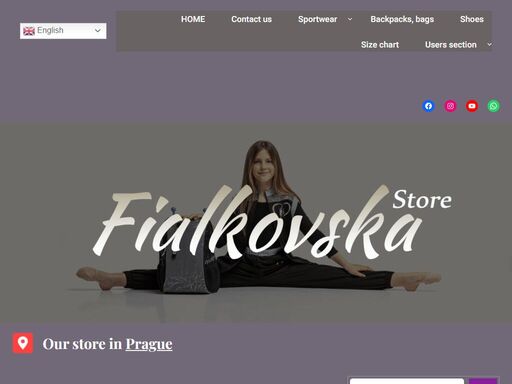 gymnastika, krasobruslení, fitness, společenský tanec, sportovní batohy a tašky