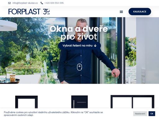 prvotřídní plastová okna, vchodové a posuvné dveře včetně hs portálů. okna forplast vyrábíme na míru z německých profilů schüco.