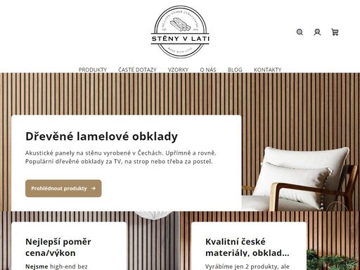 vítejte v našem obchodě, stěny v lati