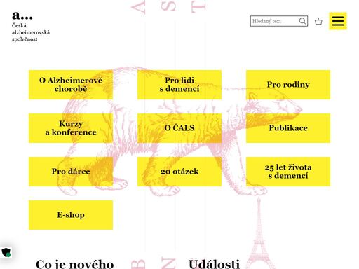 česká alzheimerovská společnost, o.p.s., (čals) je nezisková organizace, jejímž cílem je pomoc lidem s demencí a těm, kteří o ně pečují.