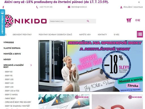 vybavení koupelen nikido. koupelny za skvělé ceny, dlouhodobá záruka, montáž. nakupte vybavení online. doprava až k vám domu. 