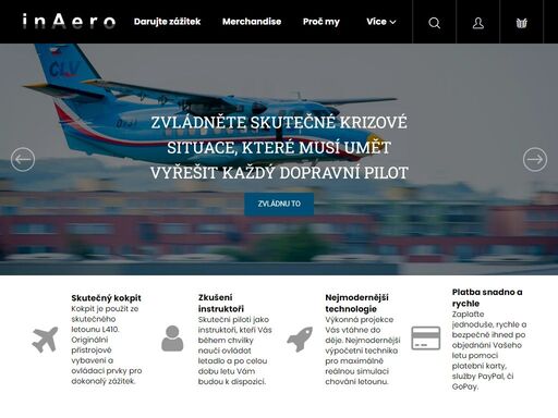 simulátor l 410. nabízíme vám výjimečný zážitek při pilotování unikátního leteckého simulátoru dopravního letadla l410. simulátor je postaven z dílů skutečného letadla. vybrali jsme letoun vyráběný v české republice, který létá po celém světě v extrémních podmínkách, i na ta nejkomplikovanější letiště. zažijete…