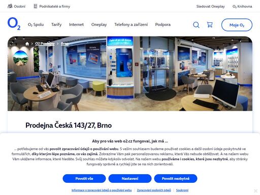 prodejna brno - česká 143/27. o2 služby, telefony, zařízení a příslušenství nebo profesionální podpora a spoustu dalšího, to nabízejí všechny naše značkové prodejny.