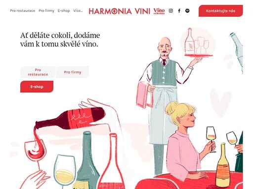 jsme přední český dodavatel vína do gastronomie a eshop s vínem. na trhu 
již více než 15 let.
