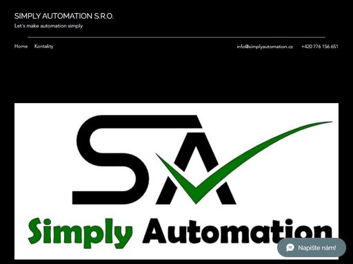 simply automationa 
automatizace provozů
konstrukce
projekce
programování