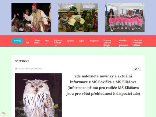 mateřská školka sovička a eliášova česká lípa