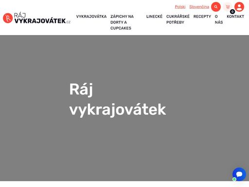 ráj vykrajovátek