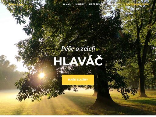 péče o zeleň hlaváč