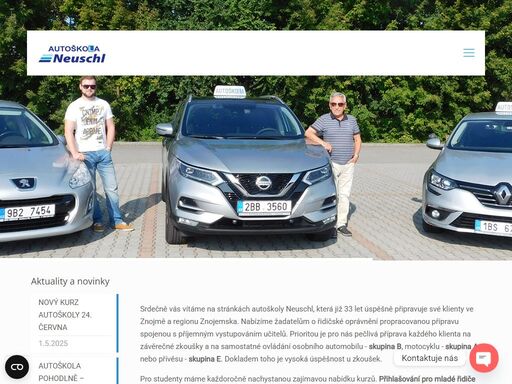 nabízíme výcvik řidičů skupin b, b+e, am, a1, a2 a a. poskytujeme školení referentů a kondiční jízdy. pro studenty máme každoročně nachystanou zajímavou nabídku kurzů.