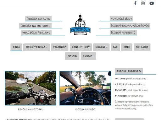 autoškola polišenský působí v soběslavi a blízkém okolí na táborsku. poskytujeme výuku a výcvik pro získání řidičského průkazu na motorku a automobil.