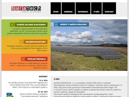 nabízíme kompletní realizaci fotovoltaických elektráren „na klíč“. od prvotní úvahy o výběru vhodné lokality a zpracování energetického auditu až po dokončení a předání připojeného zařízení k distribuční soustavě. pro partnerské organizace zajišťujeme dodávku kompletního sortimentu materiálu pro výstavbu solárních elektráren včetně nadstandardní technické podpory.