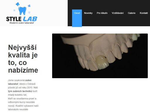 jsme soukromá zubní laboratoř, která v ostravě působí již od roku 2010. náš tým zubních techniků tvoří mladý kolektiv lidí,kteří se soustavnou praxí a …
