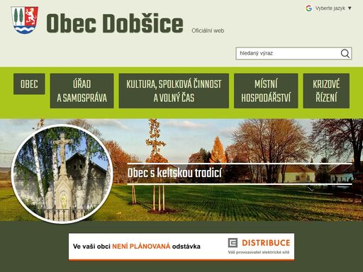 oficiální stránky obce dobšice (okres nymburk)