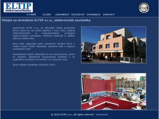 eltip s.r.o., velkoobchod, maloobchod a zásilková služba - elektronické součástky.