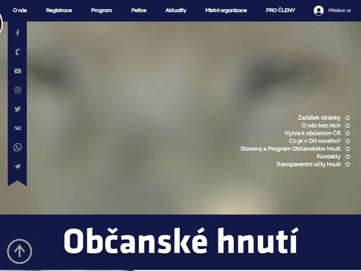 občanské hnutí 2020 je politické hnutí nezávislých občanů. základy našeho hnutí stojí na principech osobní kompetence a skutečné přímé demokracie. pojďme dělat politiku odspodu! nepolitickou politiku!