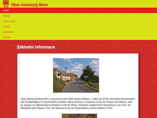 obec kamenný most