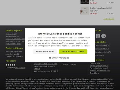 vyberte si nejlevnější povinné ručení na auto. ušetřete až 70 % z ceny povinného ručení. sjednání je rychlé, online a zdarma.