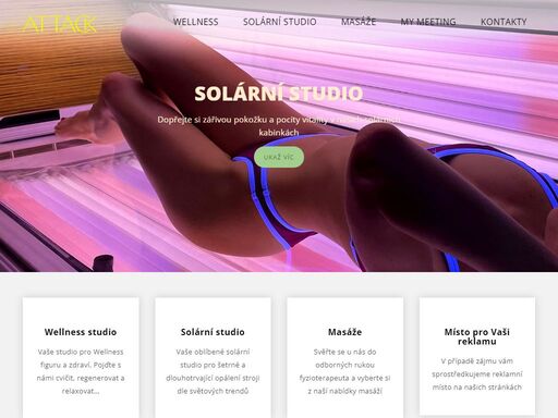 wellness a solární studio attack - vše pro hubnutí a formování postavy - šumperk