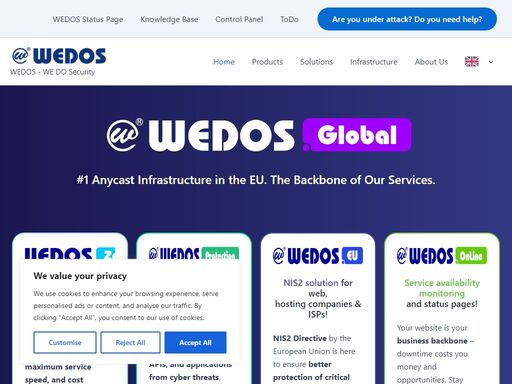 worldwide dns server infrastructure to deliver global protection, maximum service speed, and cost minimization.