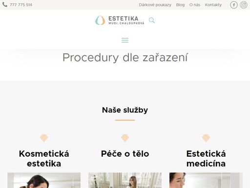 www.estetikachaloupkova.cz