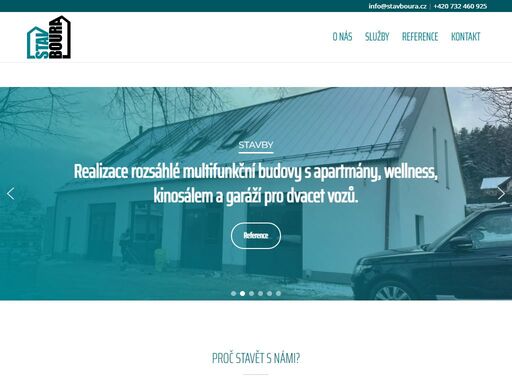 stavební firma s praxí ve stavebnictví a inženýringu od 2006. stavby rodinných domů, rekonstrukce, zemní práce, složitější základy pro stroje, rozvody, administrativní prostory, realizace výstavby veřejných prostor pro obce.