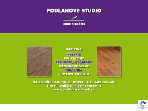 chcete novou podlahu? podlahové studio libora sedláčka v opavě vám pomůže s výběrem, dodávkou a položením nové podlahy. podívejte se na naši nabídku.