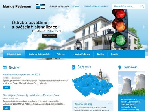 marius pedersen a.s. – přední dodavatel služeb v oblasti nakládání s odpady, využití a zpracování odpadů, údržby komunikací, údržby zeleně, sanace ekologických škod, facility managementu.